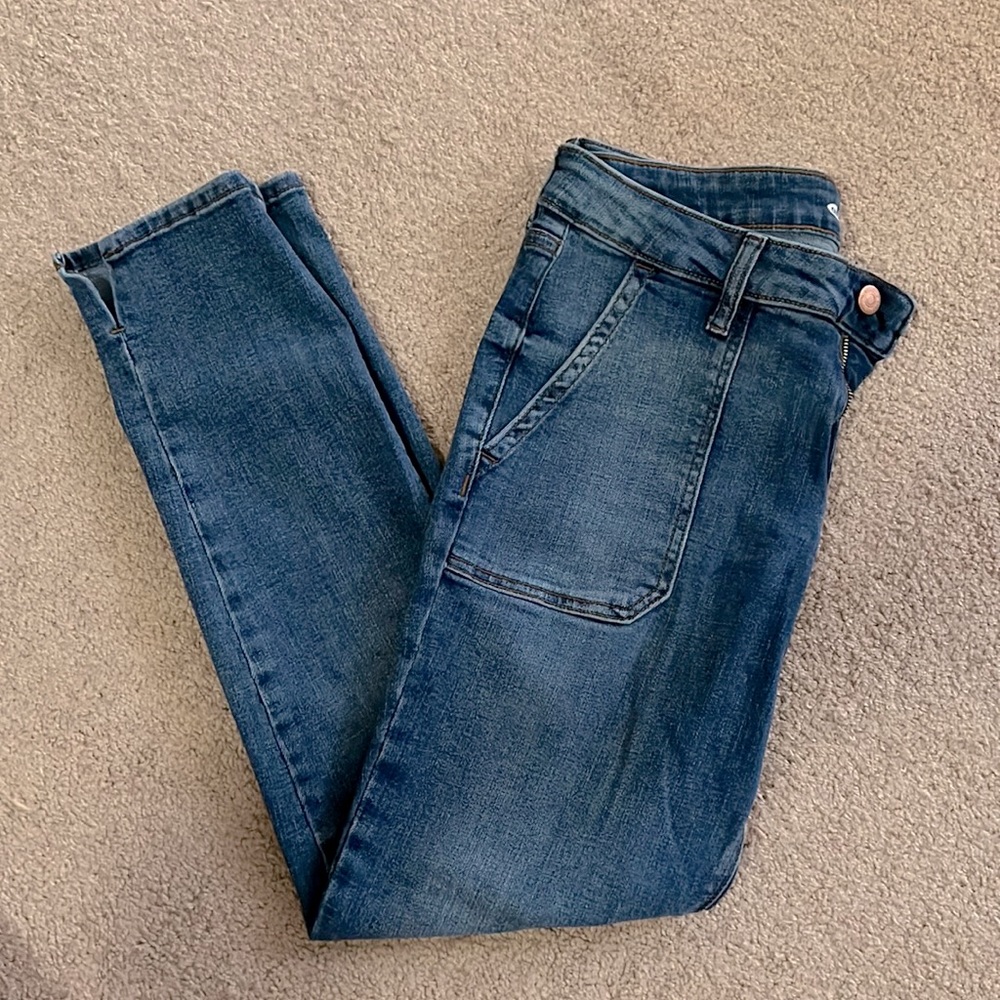 Old Navy Cropped Jeans with Utility Front Pockets